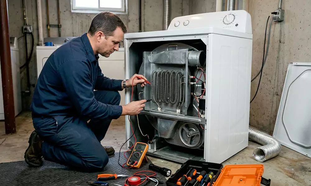 Dryer Not Heating Repair in Horn Lake, MS